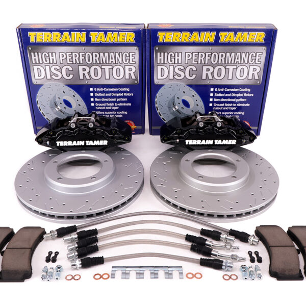 KIT FREIN AVANT GROS DIAMETRE 6 PISTONS MOYEUX MANUEL