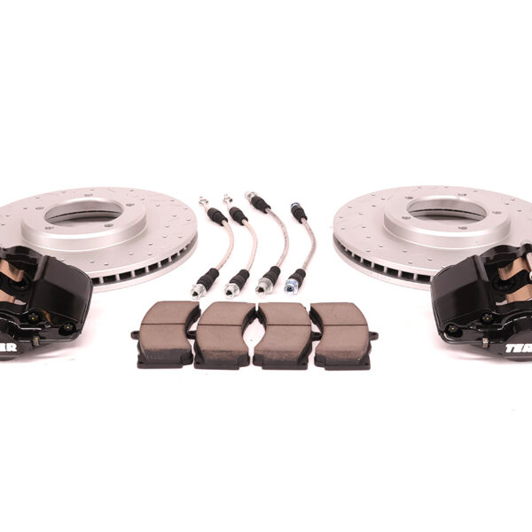 KIT FREIN AVANT GROS DIAMETRE 6 PISTONS MOYEUX AUTO