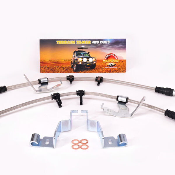 KIT DE FLEXIBLES DE FREIN TRÉSSÉ POUR TTBBK09