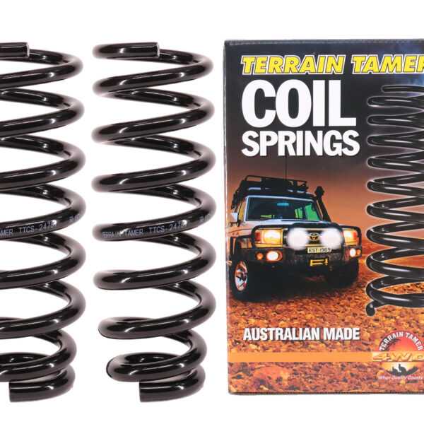 RESSORTS AVANT RÉHAUSSE 25MM JUSQU'À 100KG 4CYL.