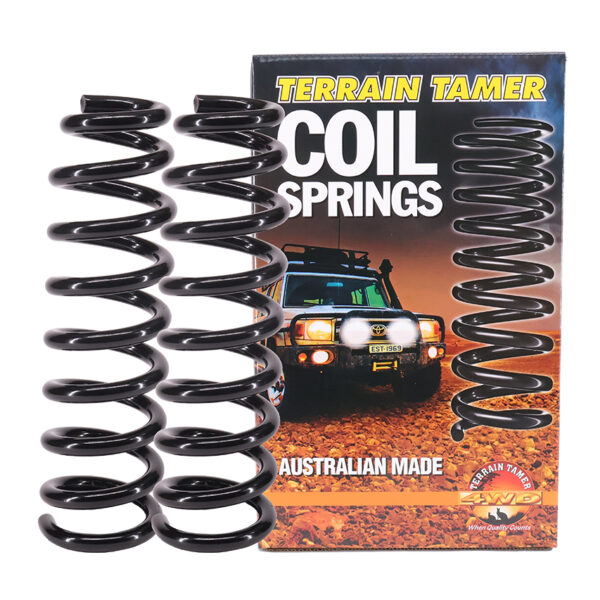 RESSORTS AVANT RÉHAUSSE 45MM 100-150KG 6CYL UNIQUEMENT