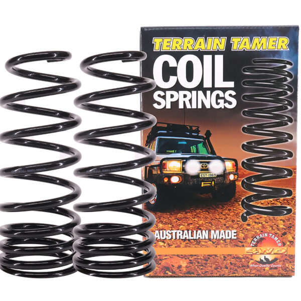 COIL SPRING REAR PAIR RAISED 45-50MM 100-300KG