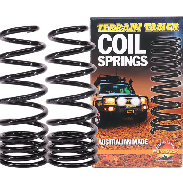 COIL SPRING PAIR RAISED 45-50MM 300-500KG