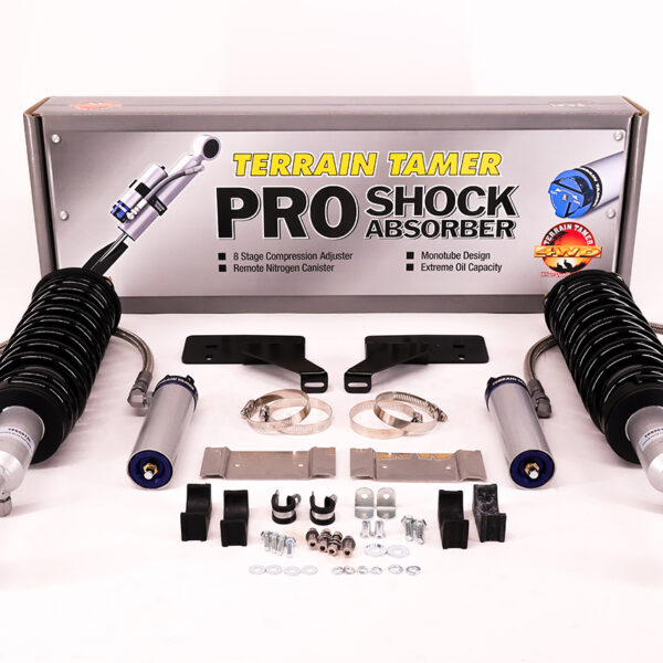 RESSORTS/AMORTISSEURS PRO PRÉMONTÉS RÉHAUSSE +40MM TARAGE +5