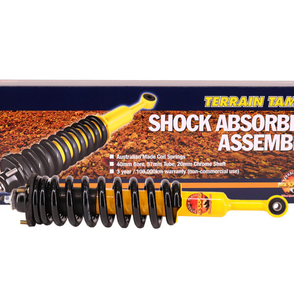 RESSORTS/AMORTISSEURS PRÉMONTÉS RÉHAUSSE +40MM TARAGE 100KG+