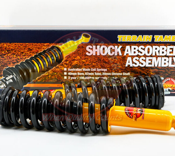 RESSORTS/AMORTISSEURS PRÉMONTÉS RÉHAUSSE +40MM TARAGE +50KG