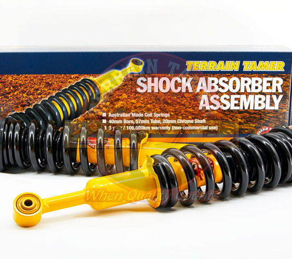 RESSORTS/AMORTISSEURS PRÉMONTÉS RÉHAUSSE +40MM TARAGE +50KG