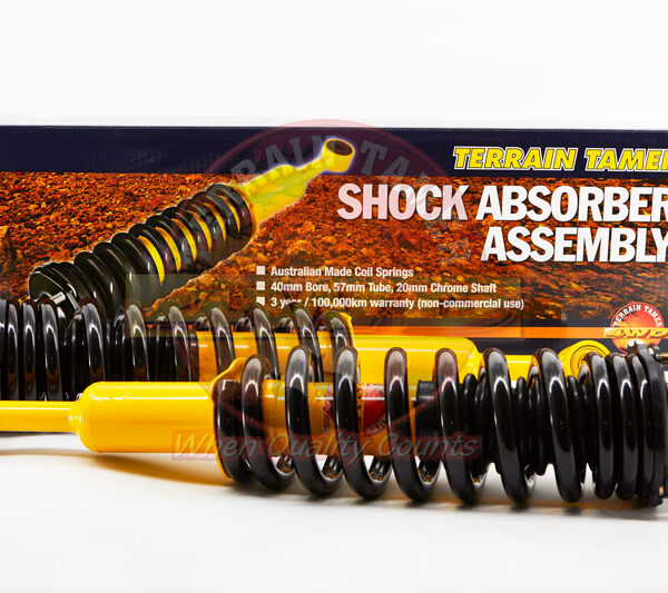 RESSORTS/AMORTISSEURS PRÉMONTÉS RÉHAUSSE +40MM TARAGE 100KG+