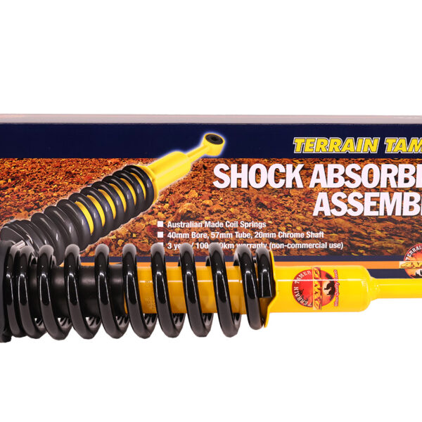 RESSORTS/AMORTISSEURS PRÉMONTÉS RÉHAUSSE +40MM TARAGE +50KG