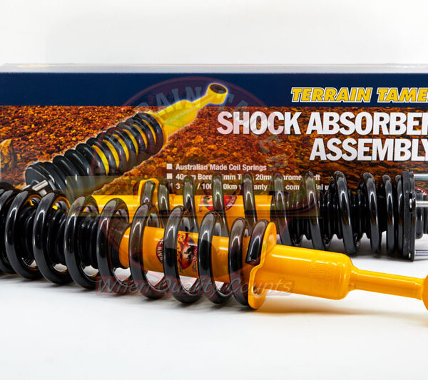 RESSORTS/AMORTISSEURS PRÉMONTÉS RÉHAUSSE +40MM TARAGE +100KG