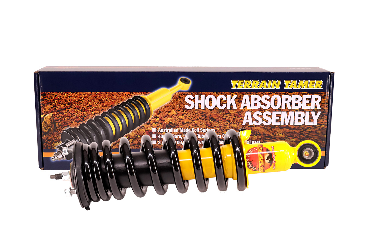 RESSORTS/AMORTISSEURS PRÉMONTÉS RÉHAUSSE +30MM TARAGE +50-10