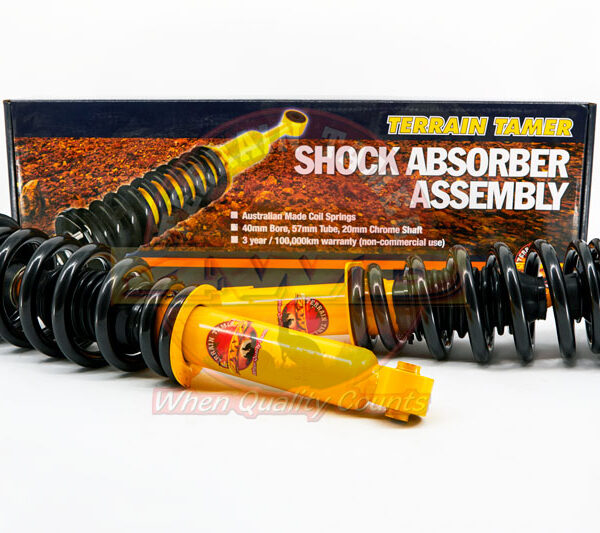 RESSORTS/AMORTISSEURS PRÉMONTÉS RÉHAUSSE +35MM TARAGE +50KG