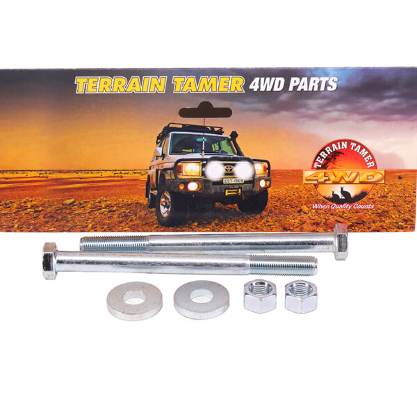 EXTENDED REAR SHOCK BOLT AND SPACER KIT SUZUKI JIMNY RAISED