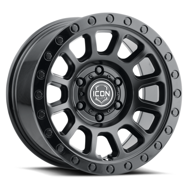 JANTE ICON ALLOYS HULSE DOUBLE BLACK 8.5 X 17 5x127 ET20 CB71.6