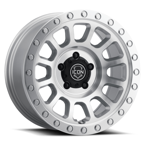 JANTE ICON ALLOYS HULSE SILVER MACHINED 8.5 X 17 6x139.7 ET6 CB106.1
