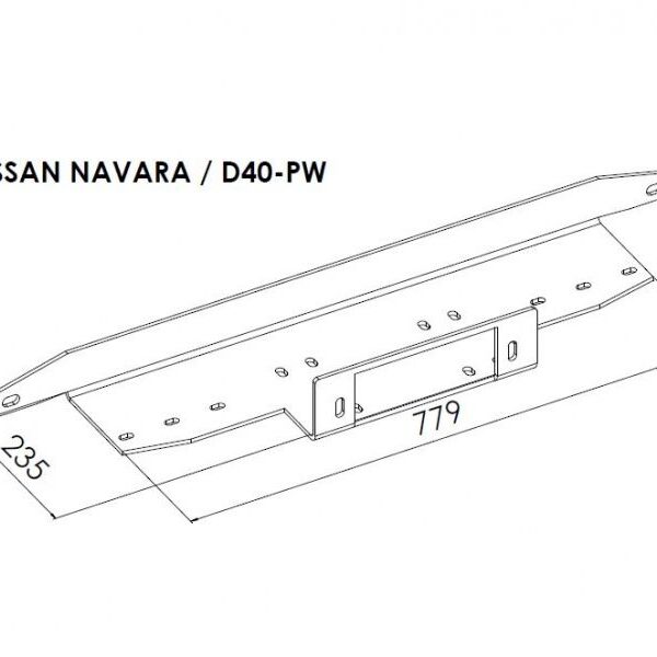 PLATINE TREUIL PC ORIGINE NISSAN NAVARA D40 2005-2010