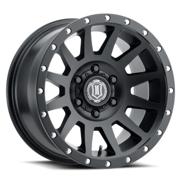 JANTE ICON ALLOYS COMPRESSION SAT BLACK 8.5 X 17 6x139.7 ET25 CB106.1
