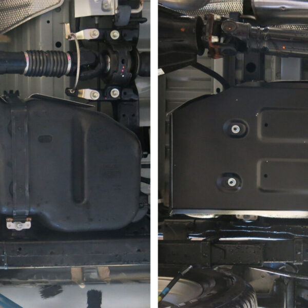 Alternative view of PLAQUE PROTECTION 3 mm RIVAL ACIER RESERVOIR TOYOTA HILUX 2015-