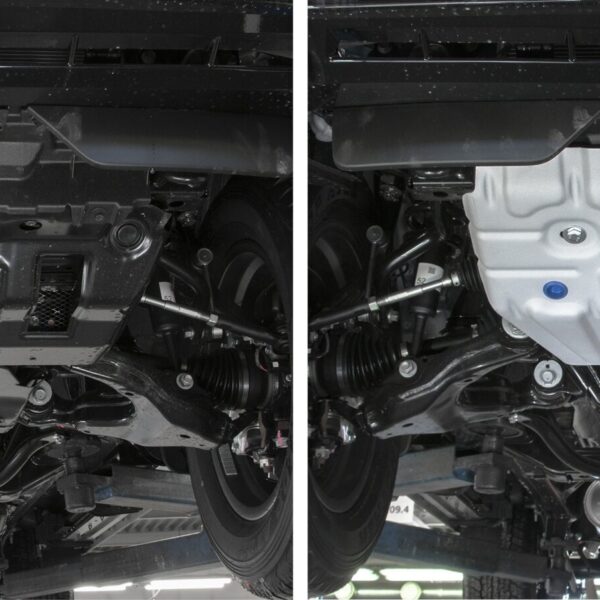 Alternative view of PLAQUE PROTECTION 3 mm RIVAL MOTEUR (PLAQUE 1) TOYOTA LANDCRUISER 150