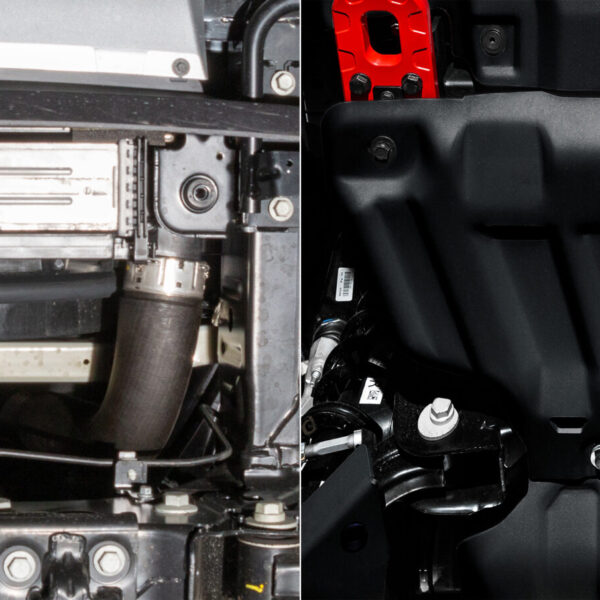 Alternative view of PLAQUE PROTECTION 3 mm RIVAL ACIER RADIATEUR FORD RANGER 2022-