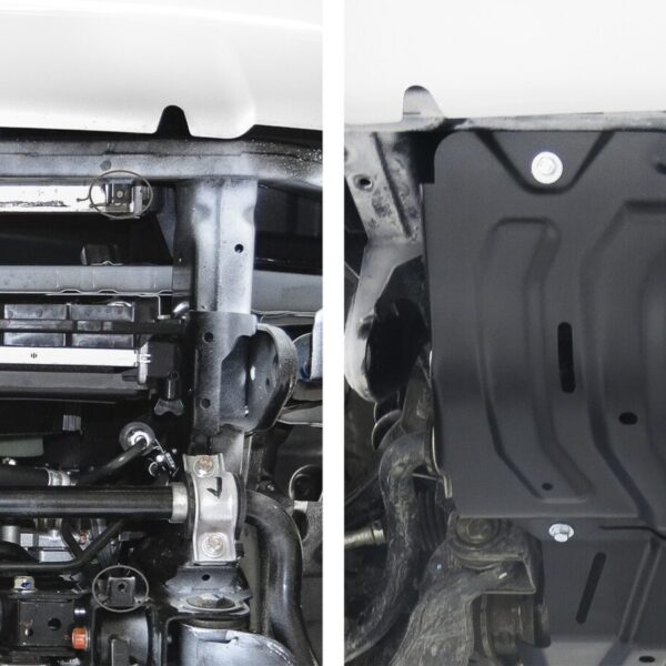Alternative view of PLAQUE PROTECTION 3 mm RIVAL ACIER RADIATEUR FIAT FULLBACK 2016-