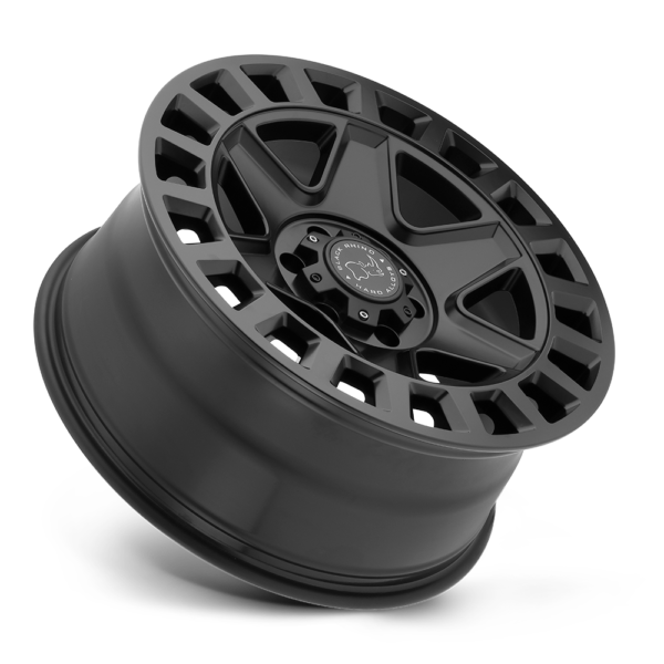 Alternative view of JANTE BLACK RHINO YORK 8x17 6x130 ET52 CB84.1 MATTE BLACK