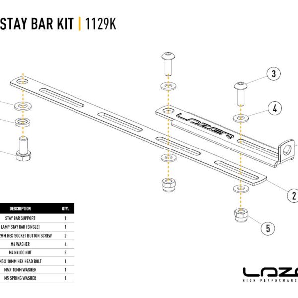 Alternative view of BARRE DE STABILISATION LAZER (GLIDE)