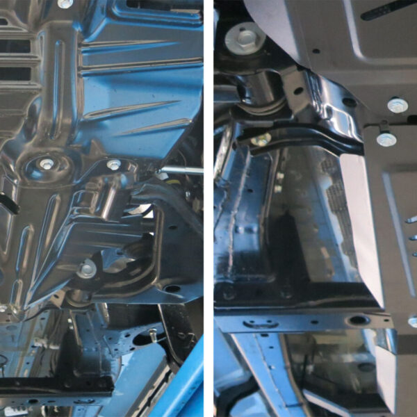 Alternative view of PLAQUE PROTECTION ACIER RIVAL BOITE VITESSE TOYOTA HILUX REVO