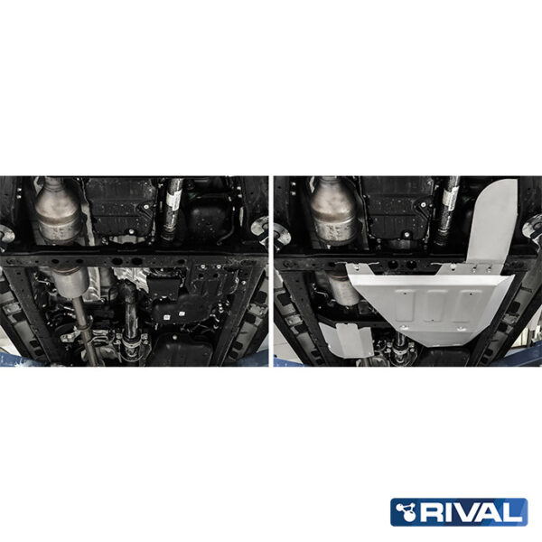 Alternative view of PLAQUE PROTECTION RIVAL 4MM BT+ADBLUE+SONDE LAMBDA TOY. HILUX REVO