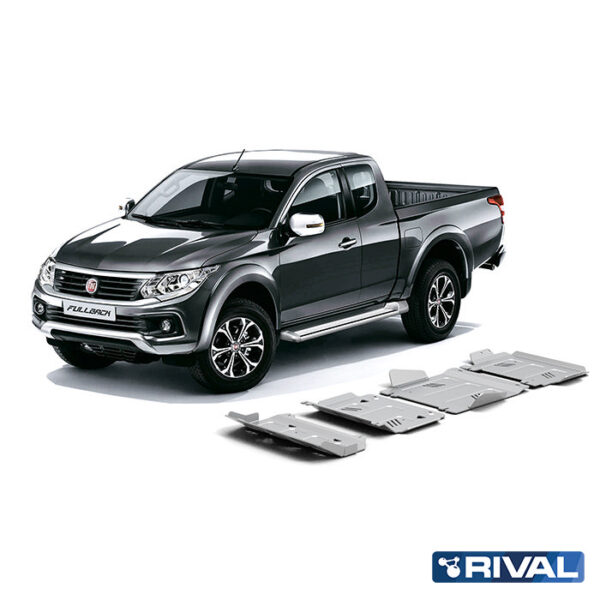 Alternative view of BLINDAGE RIVAL MITSUBISHI L200/ FIAT FULLBACK 2016+ - KIT 4 pcs