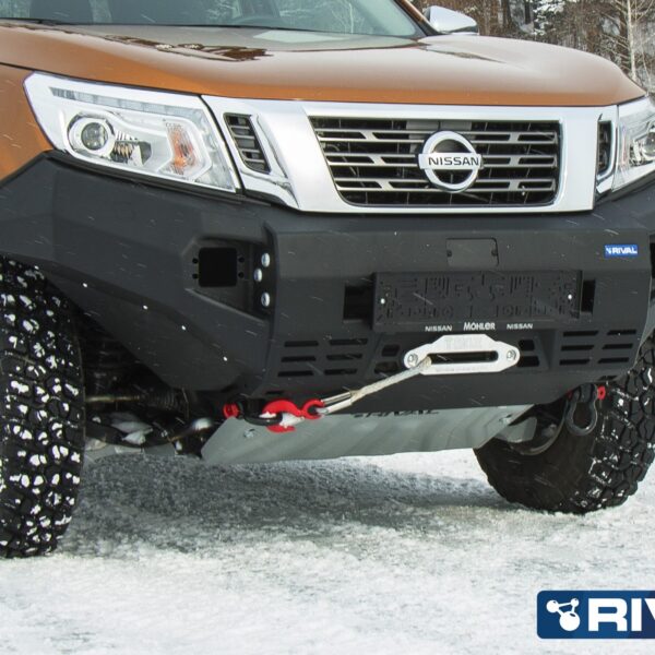 Alternative view of BUMPER FRONT RIVAL NISSAN NAVARA NP 300  (USAGE COMPETITION)  (bO30)