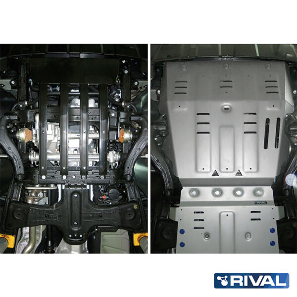 Alternative view of PLAQUE PROTECTION RIVAL MOTEUR+RADIA VW AMAROK  (bP11)