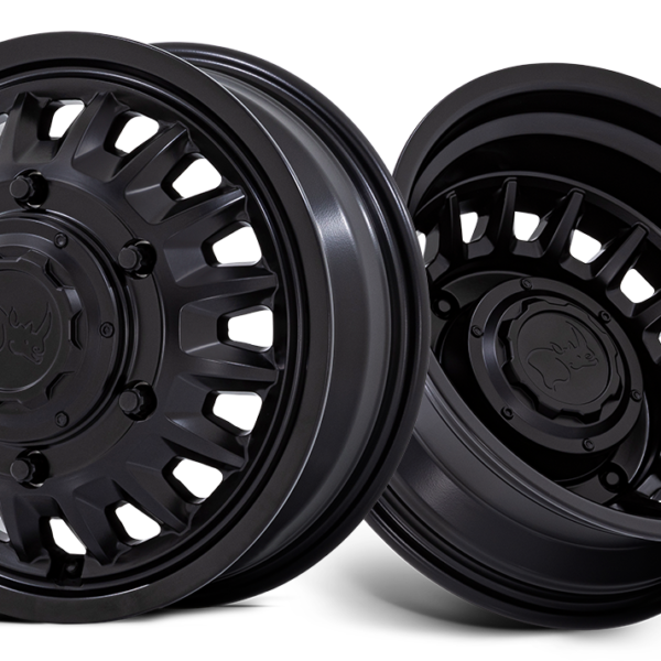 Alternative view of JANTE BLACK RHINO ALISO DUALLY 16X6 6X205 ET-130 CB161 MATTE BLACK