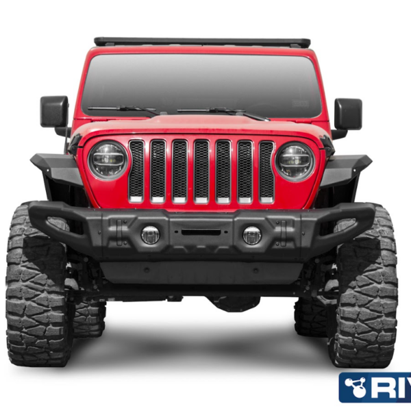 Alternative view of BUMPER FRONT RIVAL JEEP WRANGLER ACIER (USAGE COMPETITION)