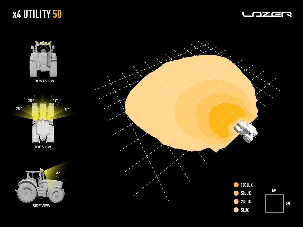 PHARE LED LAZER UTILITY-50 NOIR BEACON – Image 3