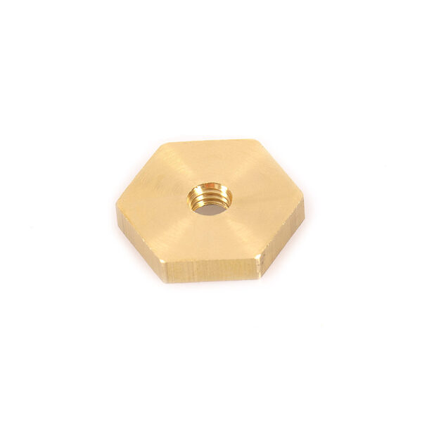 M6 x 21.43mm x 4.4mm Brass Hex Nut (4 Pack) Rhino Rack