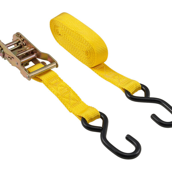 Sangle à cliquet RHINORACK 4m pour oeillets (avec crochets)