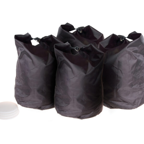 Kit de 8 sacs d'arrimage de auvent à remplir pour sol dur