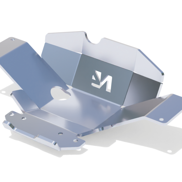 Ski protection nez pont arrière aluminium 8mm Hilux Revo N4-Offroad