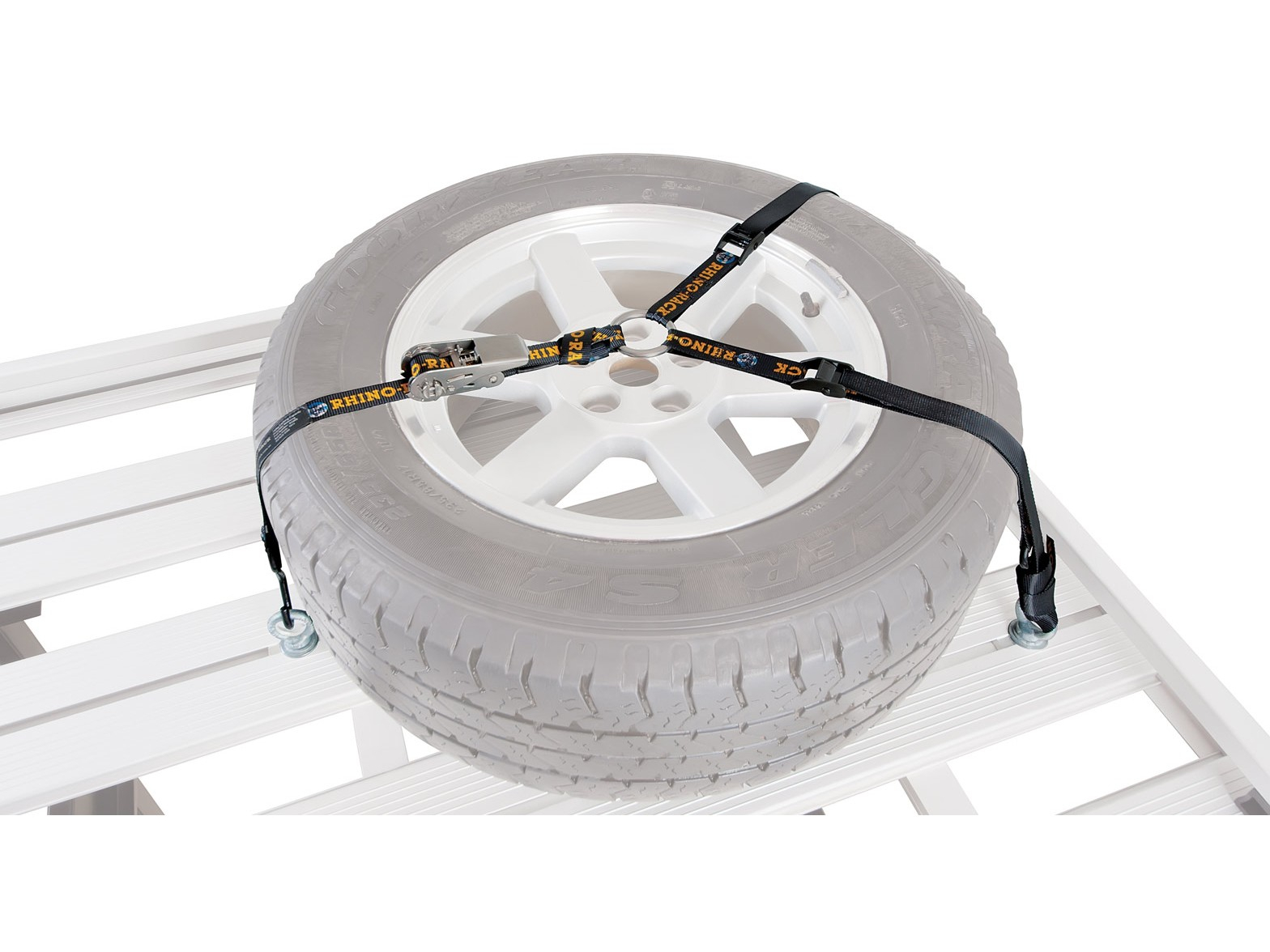 Porte roue RHINORACK pour galerie pionner (par sangle)