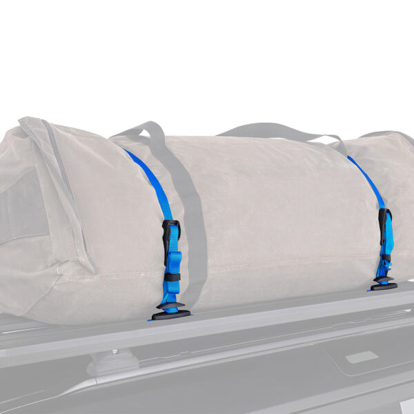 Kit 2 sangles arrimage 2.2m avec taquets et Zwifloc de Rhino Rack