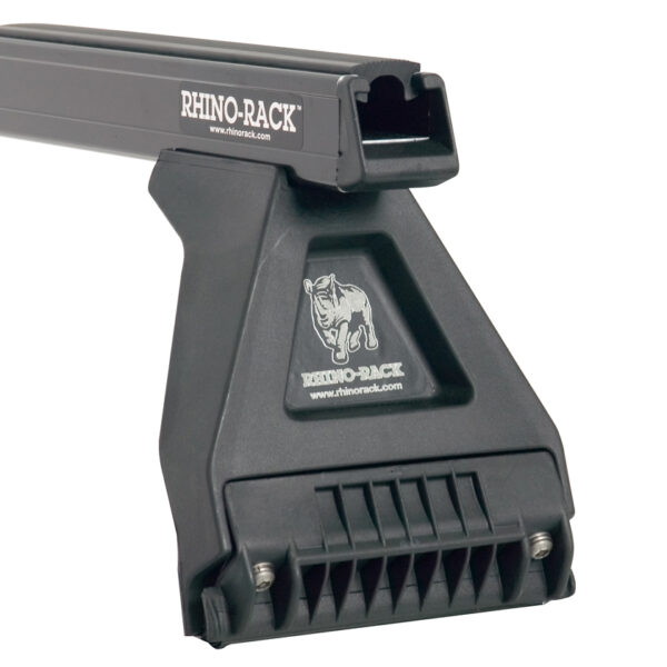 Kit 1 barre de toit noire Heavy Duty 1500mm avec pied RCL150