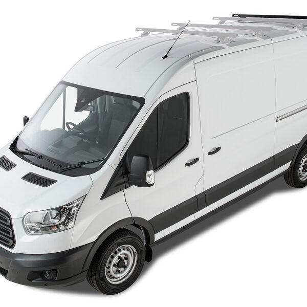 Kit 1 barre de toit noire Heavy Duty 1500mm avec pieds RLTP Ford Transit 2014-