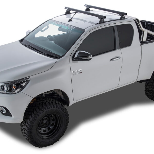 Kit 2 barres de toit HD 1250mm avec pieds RLT600 Hilux Revo Xtra Cabine 2015+
