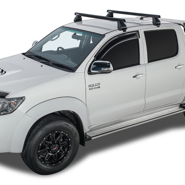 Kit 2 barres de toit Heavy Duty noire 1375mm série 2500 Toyota Hilux Vigo 2005-2015