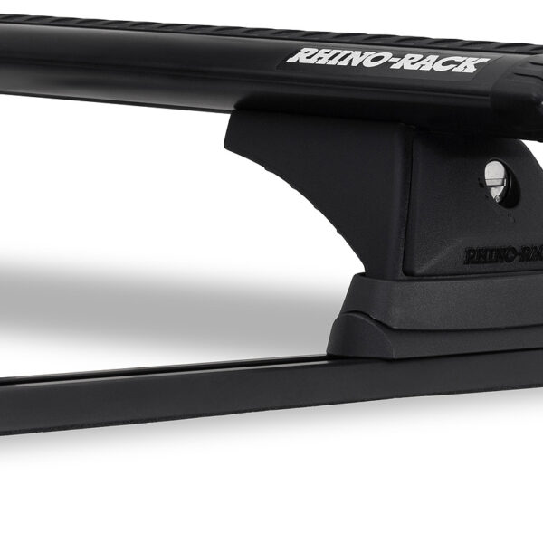 Kit 2 barres de toit noire 1065mm RCH Trackmount Heavy Duty Toyota Hilux 1988-1997