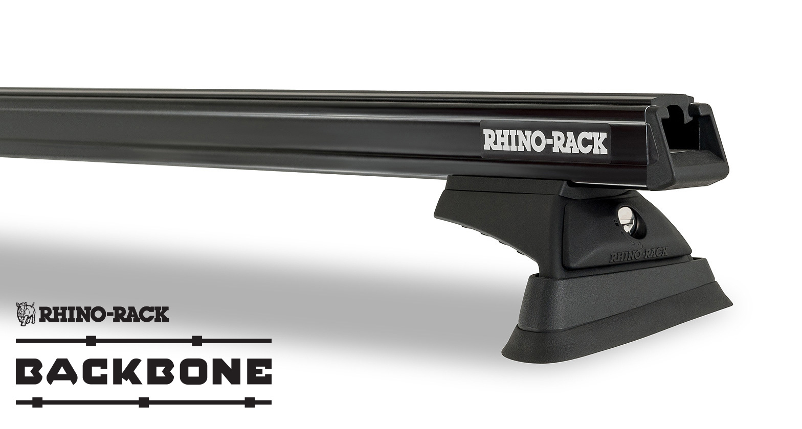 Kit 2 barres de toit noire 1500mm RCL Rhino-Rack Backbone Heavy Duty Jeep Wrangler JK 2011-2019