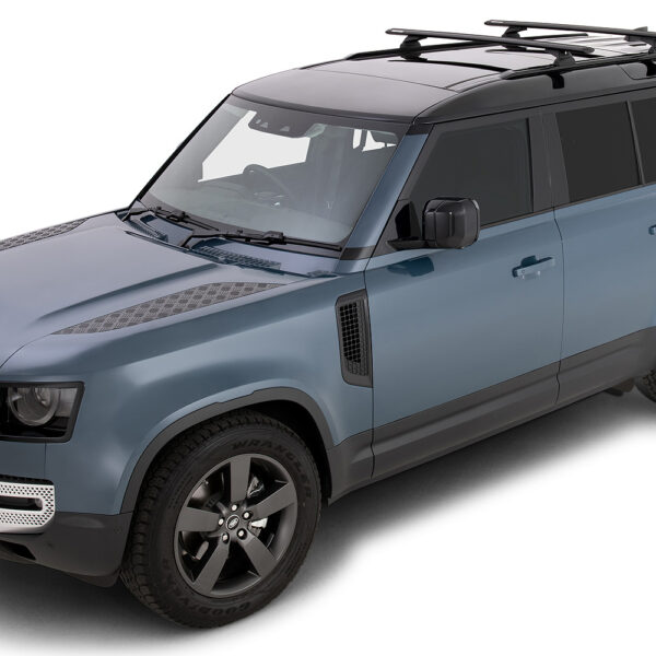 Kit 2 barres de toit noire Vortex 1370mm RCL Land Rover Defender II 110 L663 2020-