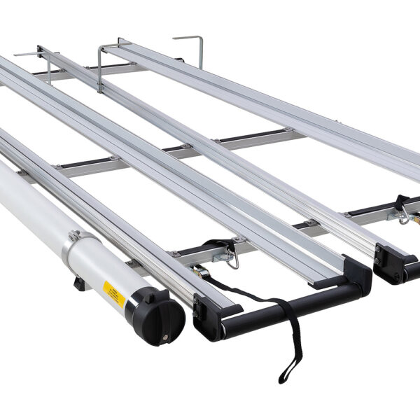 Système de porte-échelle double CSL 3 0 m avec conduit Toyota Hiace Gen V 2005-2019