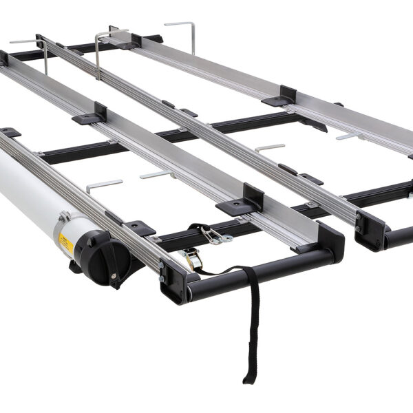 Système de porte-échelle double multi-coulissant 3 0 m avec conduit Toyota Hiace Gen VI 2019-